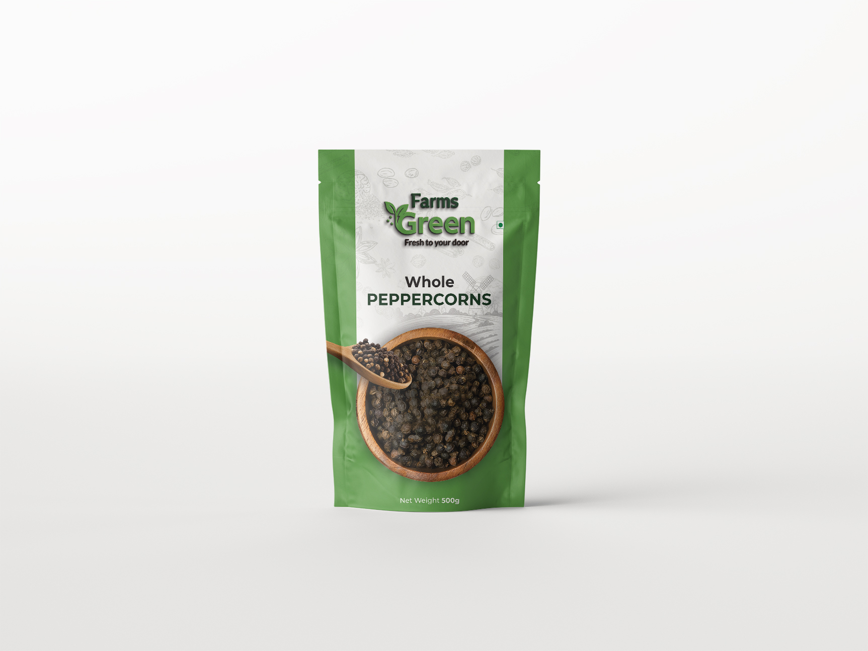 BLACK PAPERCORNS 100GM